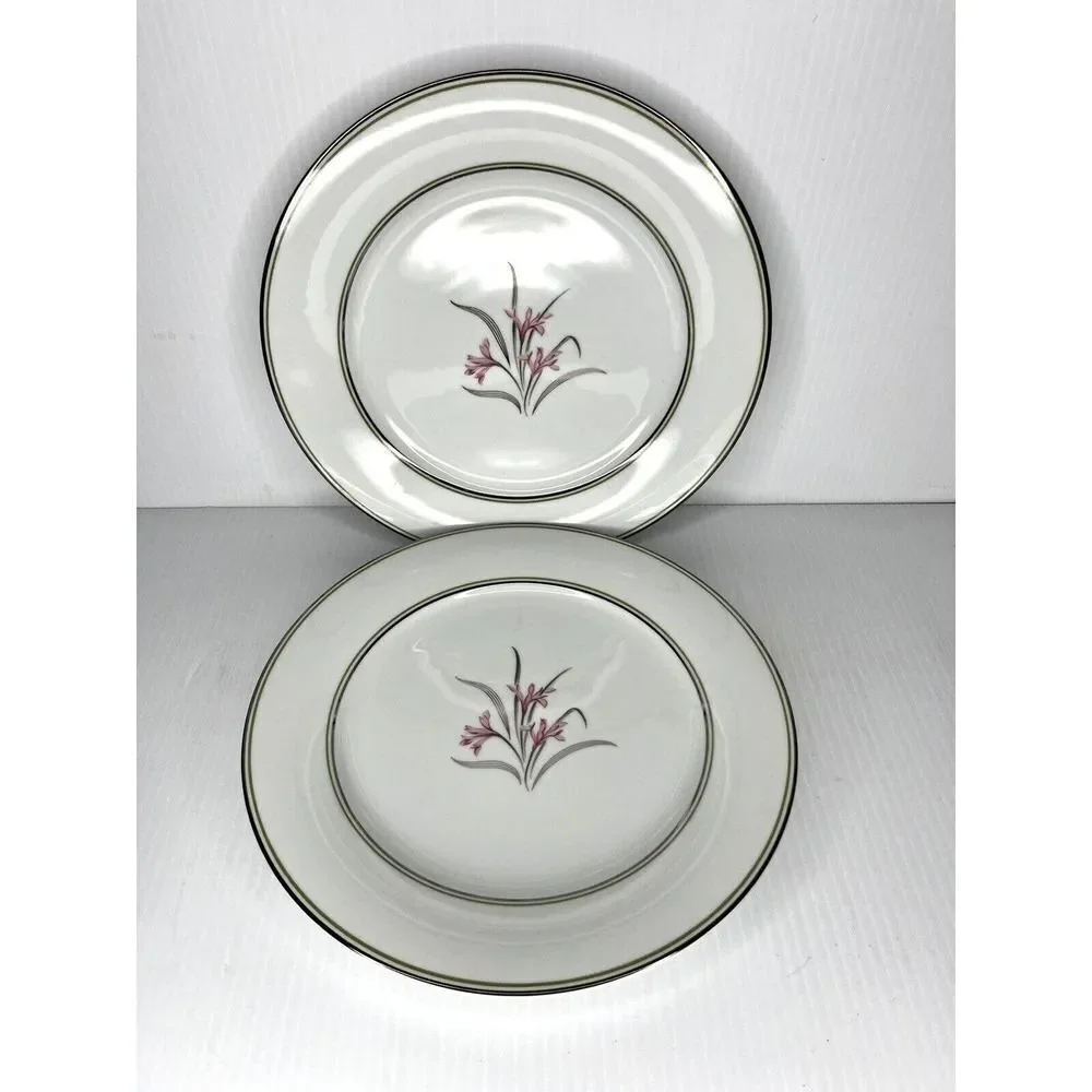 Noritake China Set of 2 Dinner Plates Kent #5422